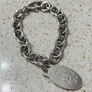 Vintage Y2K Tiffany & Co. Dog Tag Bracelet
